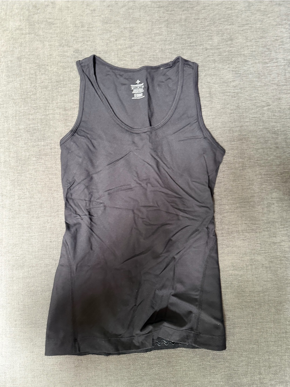 Women’s Lower Back Support Black Tank Top -tommie copper